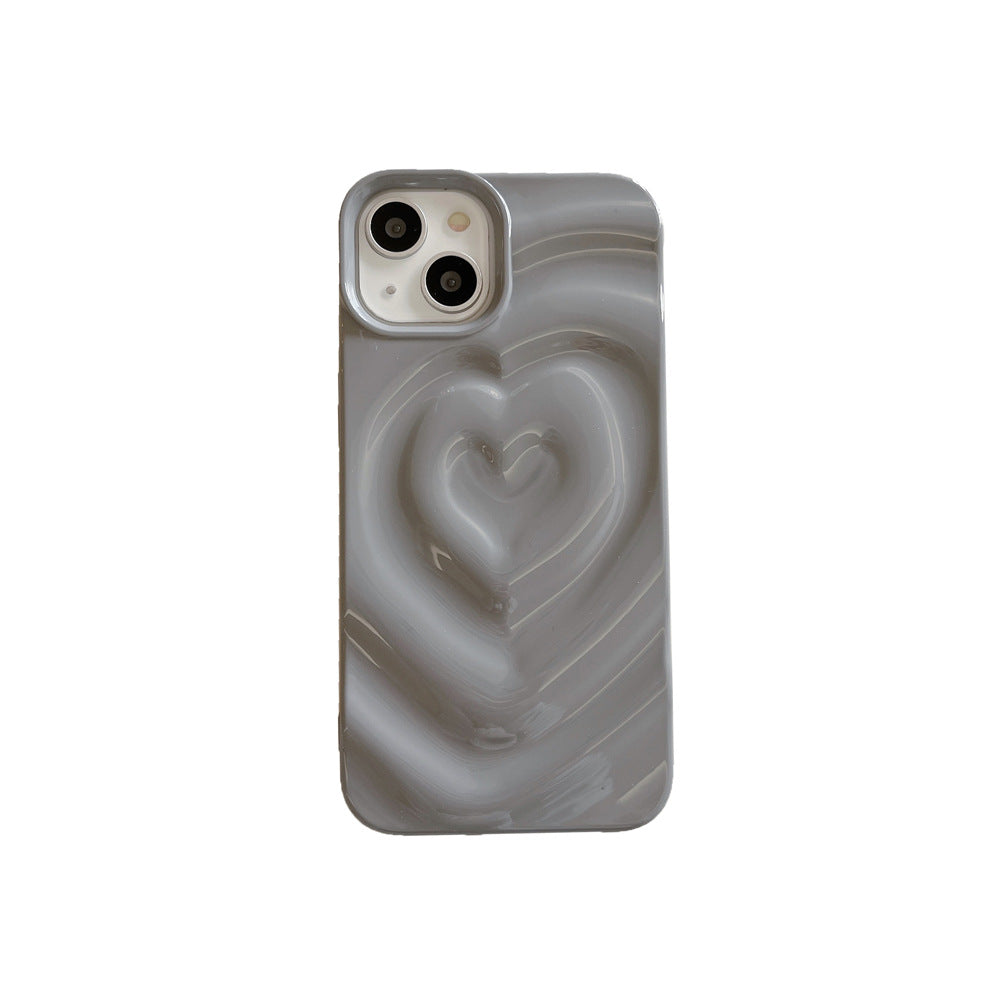 3D Swirl Heart Classy Phone Case